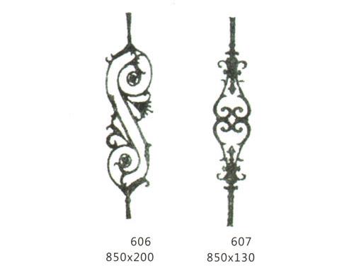 洛陽鐵藝-樓梯花件